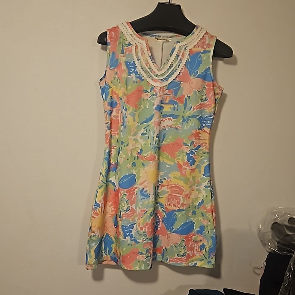 Southern stitch sleeveless Dress S